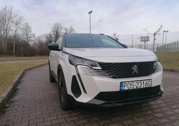 Peugeot 3008 cena 129900 przebieg: 45320, rok produkcji 2020 z Pobiedziska małe 29